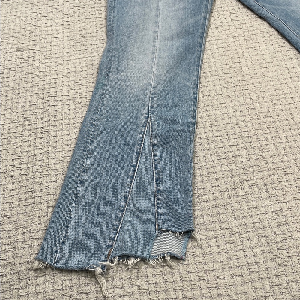 Women’s MOTHER Insider Crop Pointy Fray Lets Get it Together 10987-1709 Size 29 - Picture 5 of 16